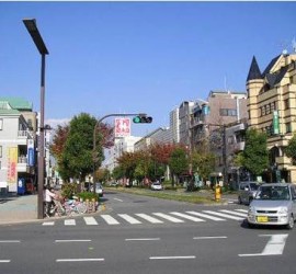 駅北口からの眺め