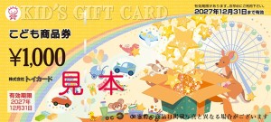 【甲斐さんこれ】こども商品券参考画像※コメント付き★★★