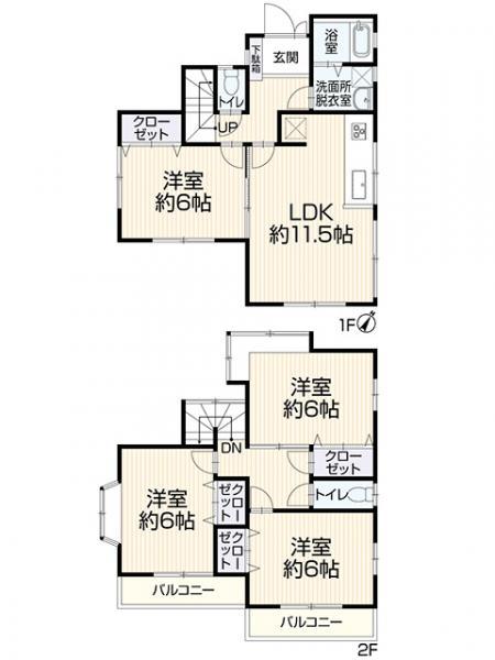 閑静で緑豊かな住宅地に３０坪以上の広々とした敷地の邸宅です。