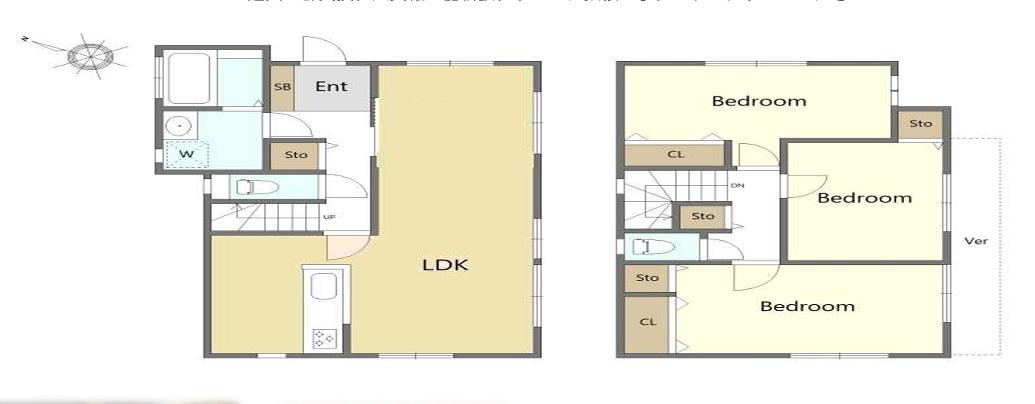 ※間取りの帖数はリフォーム工事があるため記載しておりません。