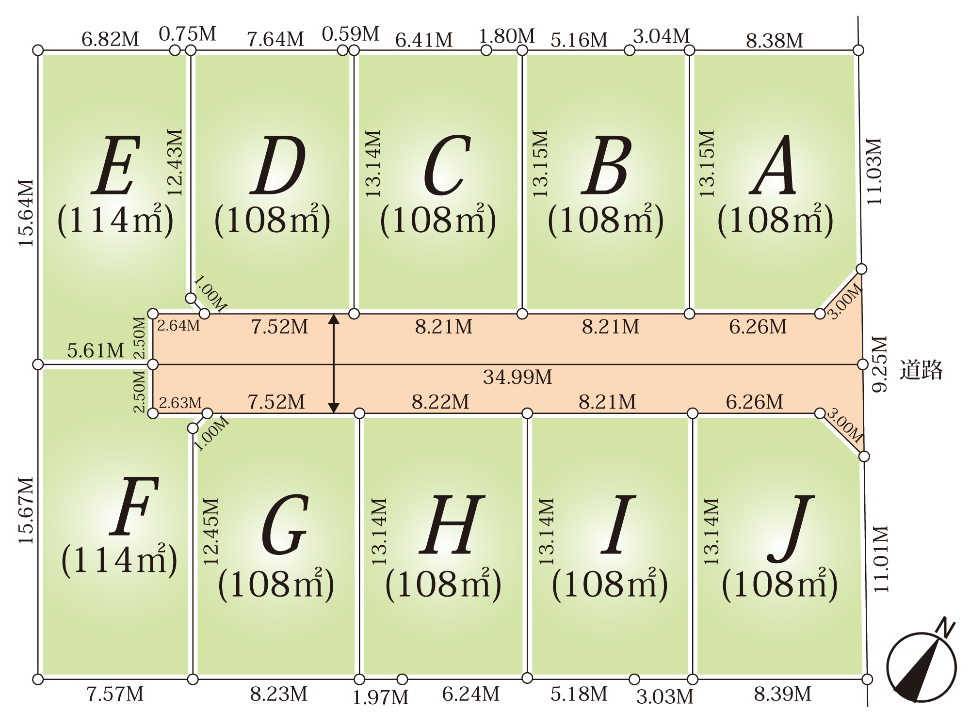 全体区画図です