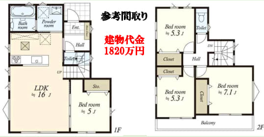 緑豊かで閑静な住宅街に、33坪超の敷地をご用意いたしました。