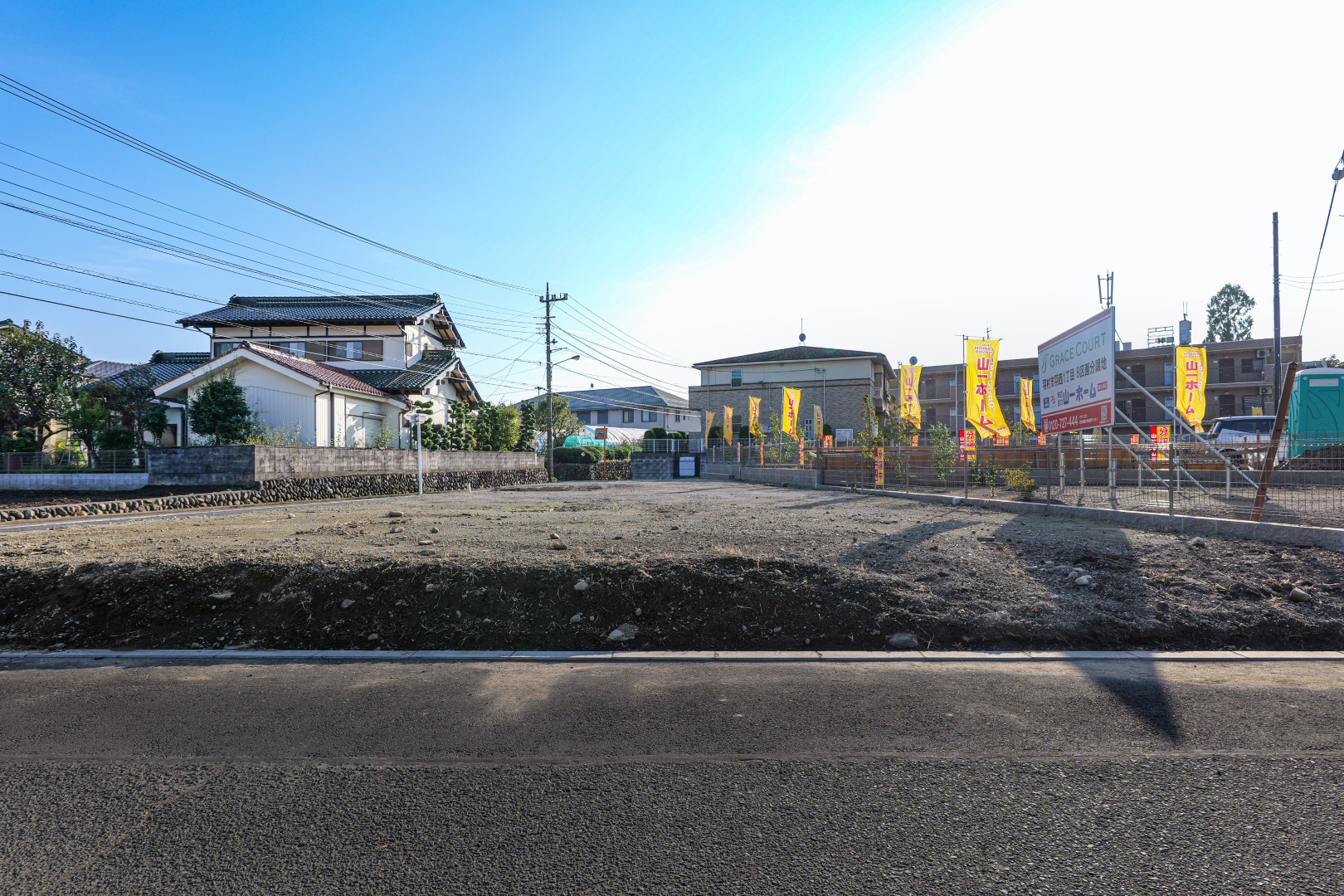 緑豊かで閑静な住宅街に37坪超の敷地を用意。建築条件付き売地の良さを最大限に活かすことができます。