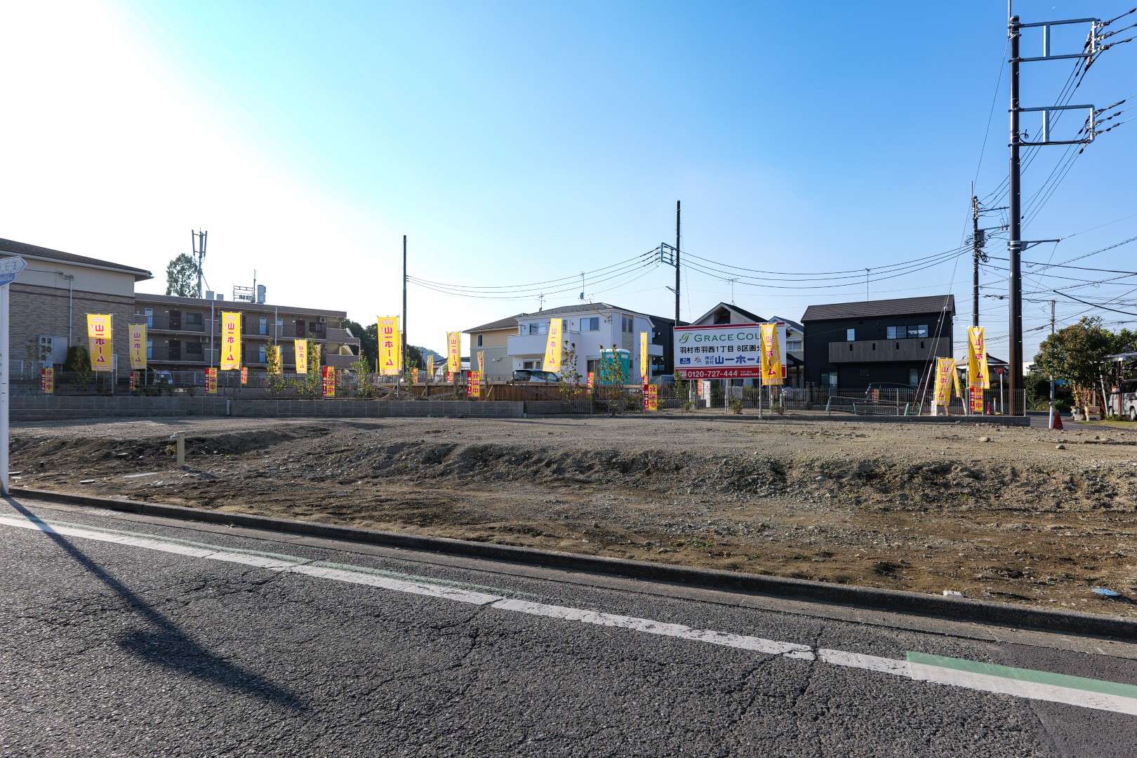 緑豊かで閑静な住宅街に37坪超の敷地を用意。建築条件付き売地の良さを最大限に活かすことができます。