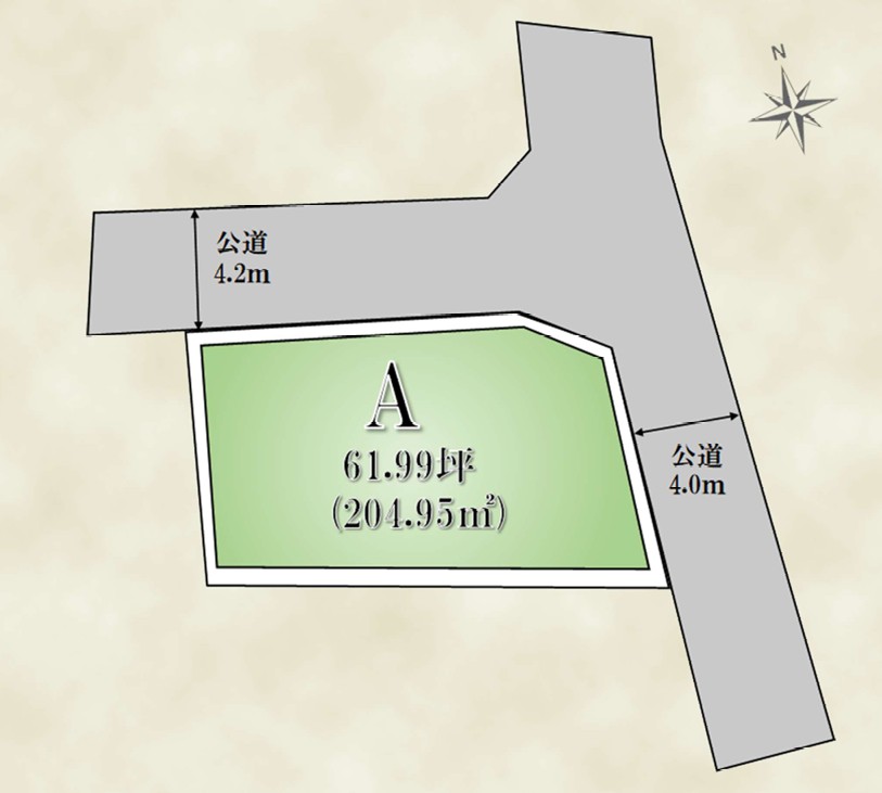 （区画図）丁寧な打ち合わせにてヒアリングを行い、お客様のお好きな間取をプランニングいたします。