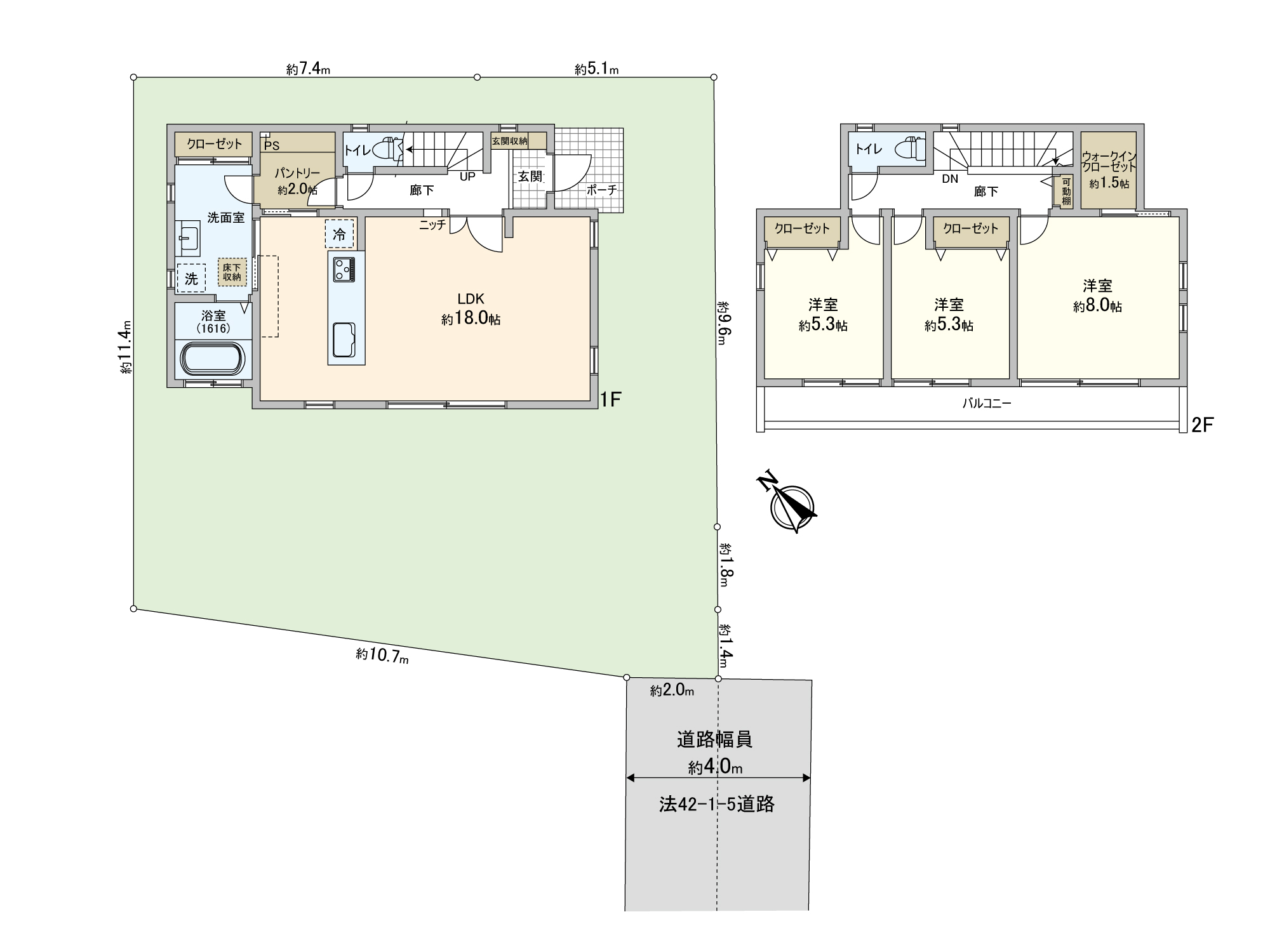 閑静で緑豊かな住宅地に４６坪以上の広々とした敷地の邸宅です。