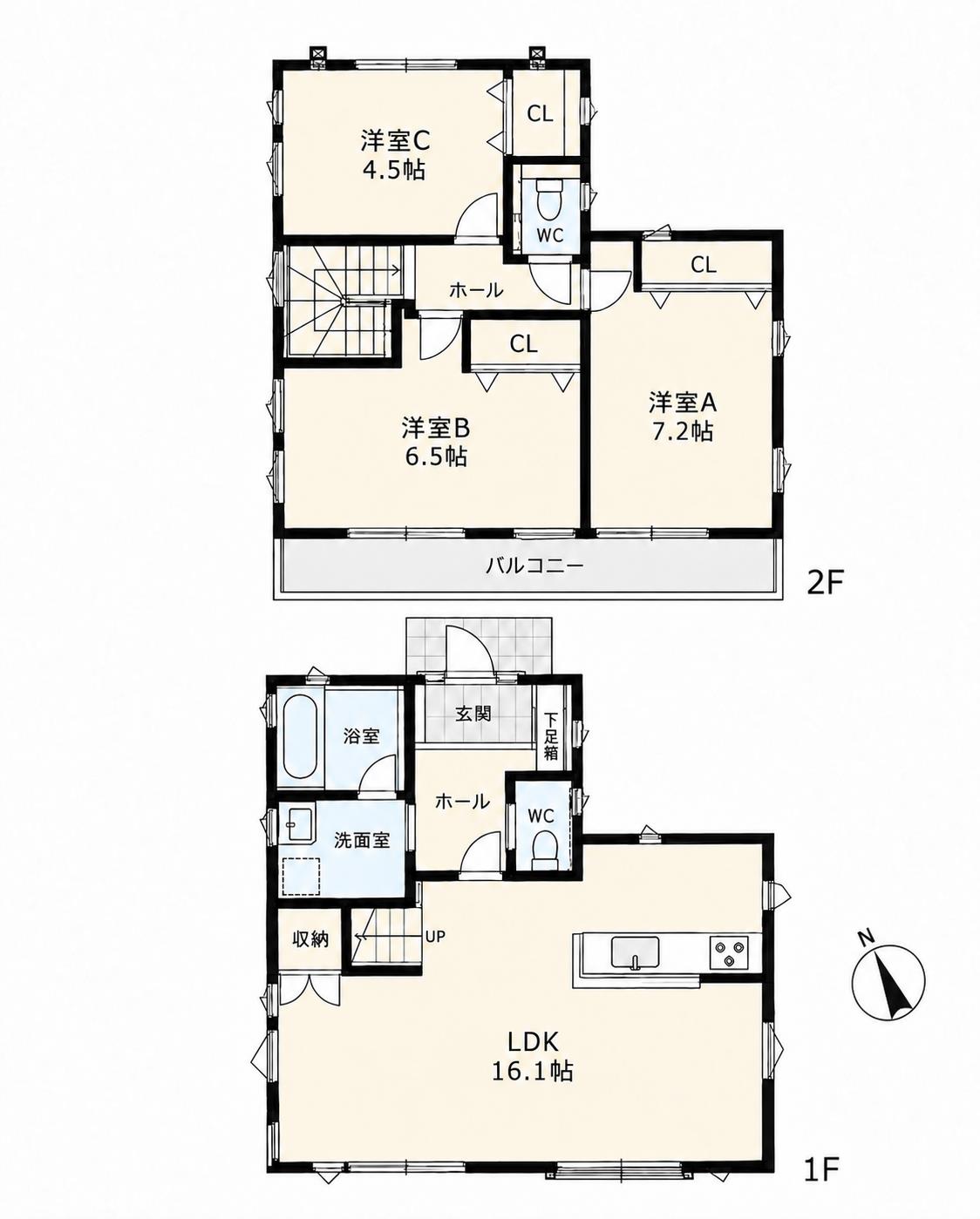 閑静で緑豊かな住宅地に３０坪以上の広々とした敷地の邸宅です。