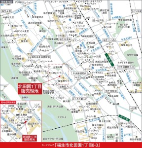 北田園1丁目_広域図